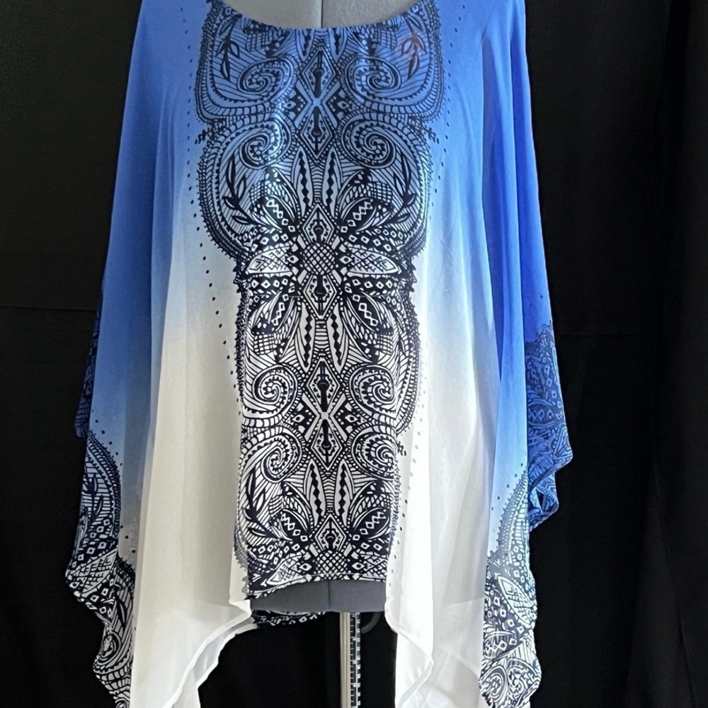 Gorgeous sheer kimono style blouse